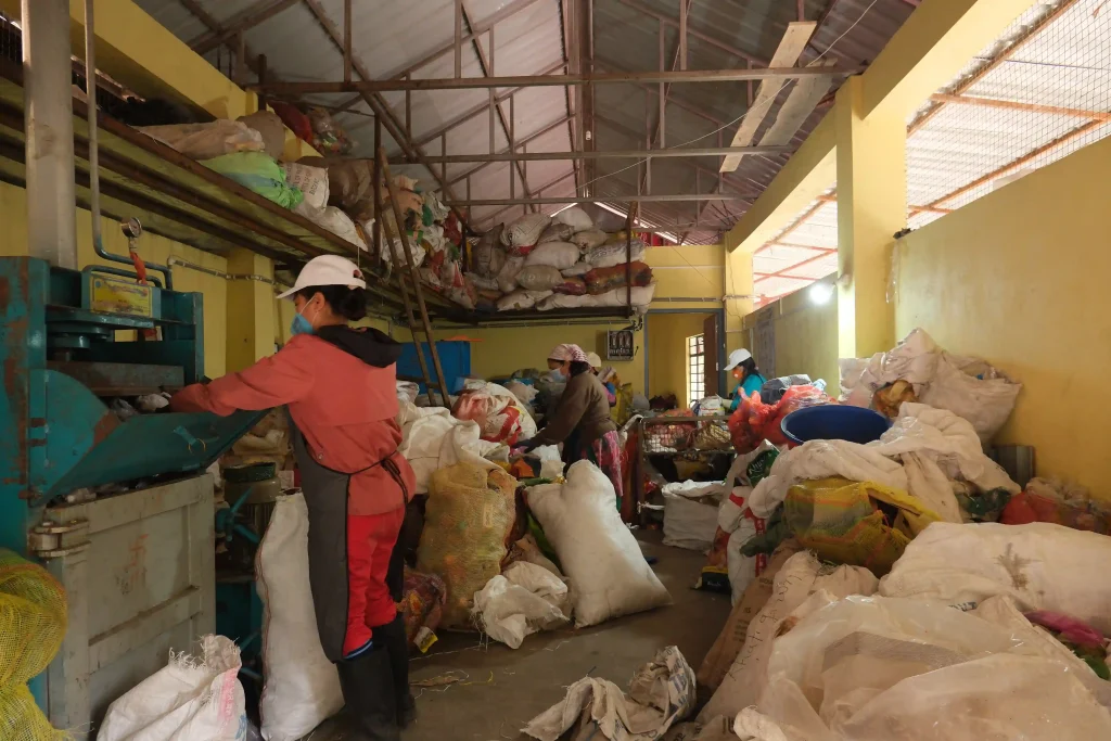 Swacchata Praharis Hard at Work in the Waste Segregation Unit, Rangli Rangliot, Takdah, Darjeeling